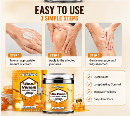 ROZINO Bee Venom Joint Care Cr - Skincare Ingredients ulasan dan harga