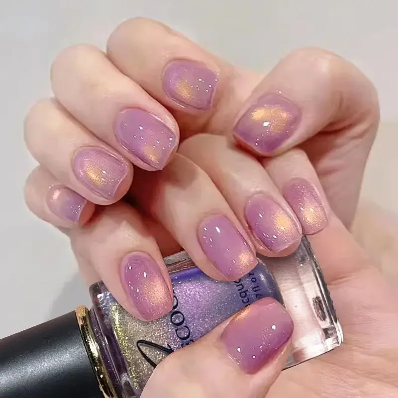 Glitter Nail Polish Rainbow Na - Cucumber Cooling Gel ulasan dan harga